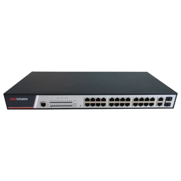 Комутатор 24 порти керований Hikvision DS-3E2326P PoE Комутатор 24 порти керований Hikvision DS-3E2326P PoE
