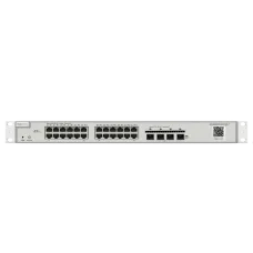 Комутатор 24 порти керований RG-NBS3200-24GT4XS-P L2+ 10G POE для мережевого обладнання з підтримкою PoE, 370 Вт, 4 uplink порти SFP+