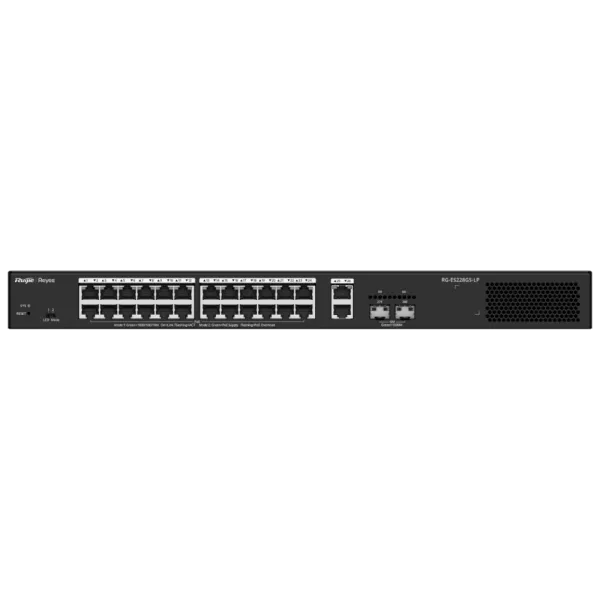 Комутатор 28 портів керований Ruijie Reyee RG-ES228GS-LP Комутатор 28 портів керований Ruijie Reyee RG-ES228GS-LP