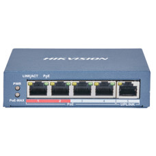 4-портовий некерований POE комутатор Hikvision DS-3E0105P-E(B) 4-портовий некерований POE комутатор Hikvision DS-3E0105P-E(B)