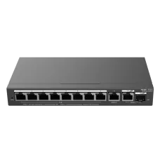 Комутатор 10 портів керований RG-ES210GS-P PoE для організації мережевих підключень з підтримкою PoE та швидкістю до 1000M