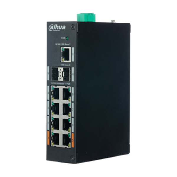 Комутатор 8 портів некерований DH-PFS3211-8GT-120 для системи відеоспостереження з підтримкою PoE, 8xRJ45, 2xSFP, 120Вт, діапазон температур -30º до +65ºC Комутатор 8 портів некерований DH-PFS3211-8GT-120 для системи відеоспостереження з підтримкою PoE, 8xRJ45, 2xSFP, 120Вт, діапазон температур -30º до +65ºC