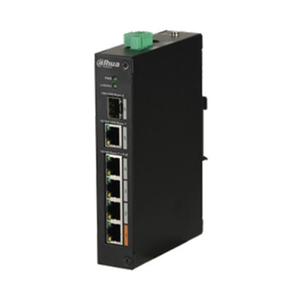 Комутатор 4 порти некерований Dahua DH-PFS3106-4ET-60 POE Комутатор 4 порти некерований Dahua DH-PFS3106-4ET-60 POE