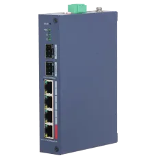 Комутатор 6 портів керований DH-CHS4206-4ET-90 PoE для відеоспостереження з підтримкою PoE, SFP портами, робочим діапазоном температур -30º - +65ºC, 90 Вт бюджету