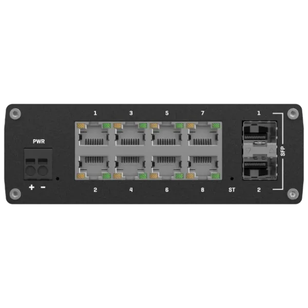 Комутатор 8 портів керований Teltonika TSW212 Комутатор 8 портів керований Teltonika TSW212