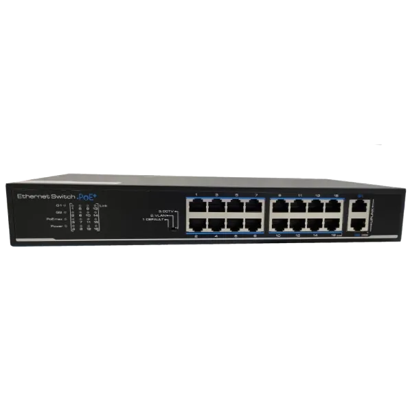 16-портовий PoE комутатор SF18P-LM 16-портовий PoE комутатор SF18P-LM