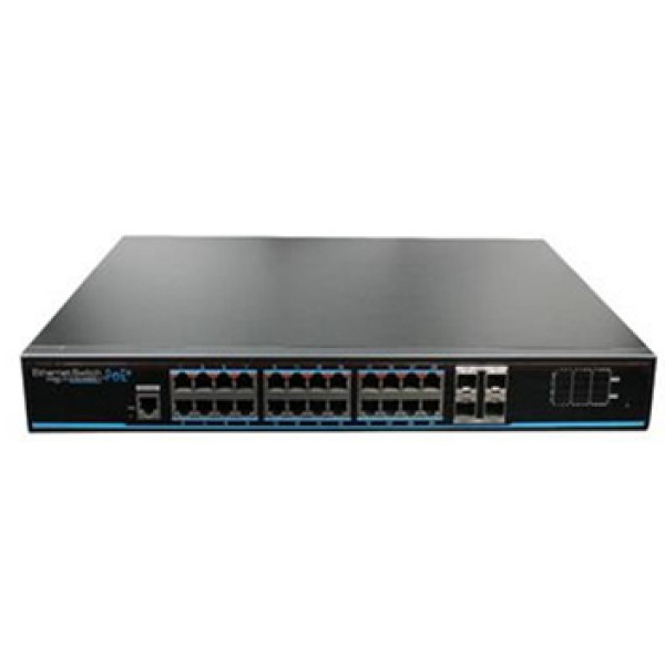 24-портовий керований PoE комутатор Utepo UTP3-GSW2404S-MTP25 24-портовий керований PoE комутатор Utepo UTP3-GSW2404S-MTP25