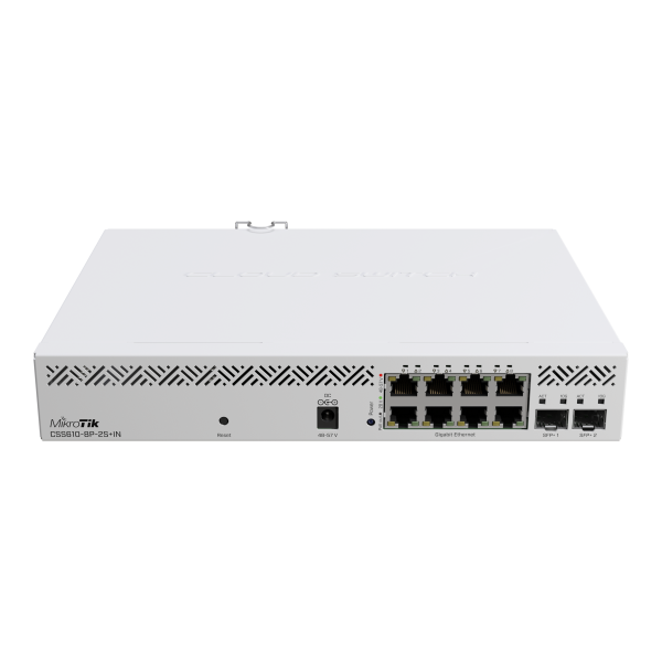 Комутатор 8 портів керований MikroTik CSS610-8P-2S+IN PoE Комутатор 8 портів керований MikroTik CSS610-8P-2S+IN PoE