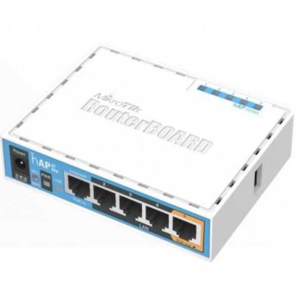 Точка доступа Wi-Fi MikroTik hAP ac lite (RB952Ui-5ac2nD) для домашнего использования с 5 портами Ethernet, двухдиапазонная, RouterOS L4 Точка доступа Wi-Fi MikroTik hAP ac lite (RB952Ui-5ac2nD) для домашнего использования с 5 портами Ethernet, двухдиапазонная, RouterOS L4