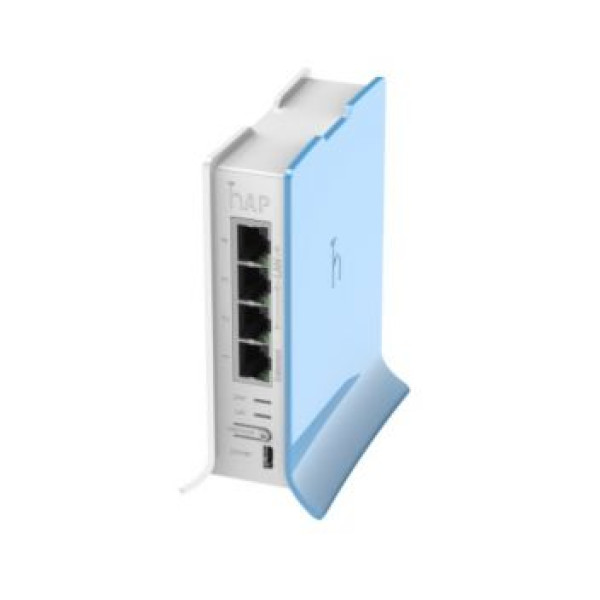 Маршрутизатор 4-портовий MikroTik hAP liteTC (RB941-2nD-TC) для домашнього використання з Wi-Fi 2,4 ГГц, RouterOS L4, 650 МГц, 32 Мб RAM Маршрутизатор 4-портовий MikroTik hAP liteTC (RB941-2nD-TC) для домашнього використання з Wi-Fi 2,4 ГГц, RouterOS L4, 650 МГц, 32 Мб RAM