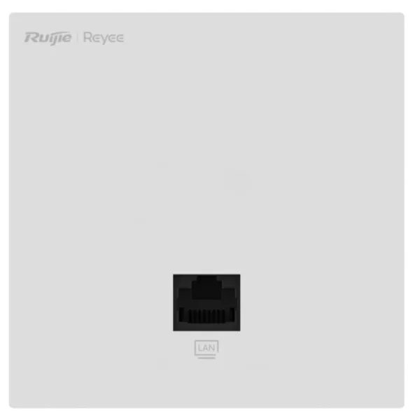 Настенная точка доступа Wi-Fi 6 Ruijie Reyee RG-RAP1261 для создания сети, поддержка Reyee Mesh и 802.11K/V, простая установка и мощный автономный портал Настенная точка доступа Wi-Fi 6 Ruijie Reyee RG-RAP1261 для создания сети, поддержка Reyee Mesh и 802.11K/V, простая установка и мощный автономный портал