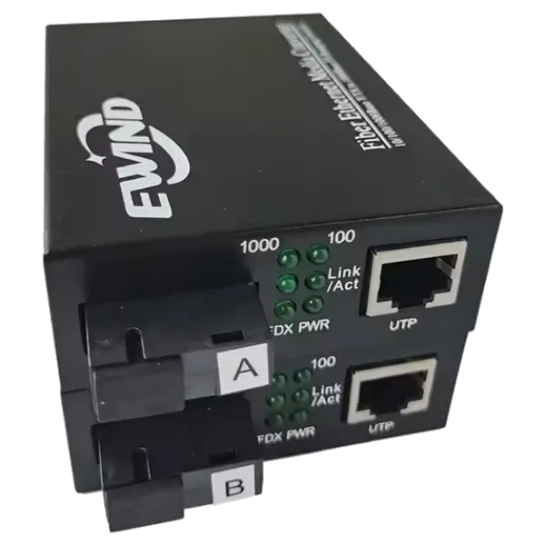 Медіаконвертер Ewind EW-810GS-20A/B 1000M