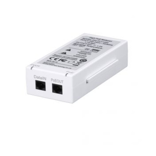 PoE інжектор DH-PFT1200 Hi-PoE Midspan 60Вт для IP камер та відеоспостереження, мережеві порти RJ45, відстань до 300м, живлення 220В, компактний та легкий PoE інжектор DH-PFT1200 Hi-PoE Midspan 60Вт для IP камер та відеоспостереження, мережеві порти RJ45, відстань до 300м, живлення 220В, компактний та легкий
