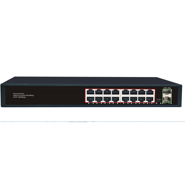 Комутатор Merlion MG1016S 16 портів RJ45 Ethernet + 2 SFP 10/100/1000 Мбіт/сек. метал AC220V. Комутатор Merlion MG1016S 16 портів RJ45 Ethernet + 2 SFP 10/100/1000 Мбіт/сек. метал AC220V.