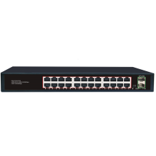 Комутатор Merlion MG1024S 24 портів RJ45 Ethernet + 2 SFP 10/100/1000 Мбіт/сек. метал AC220V. Комутатор Merlion MG1024S 24 портів RJ45 Ethernet + 2 SFP 10/100/1000 Мбіт/сек. метал AC220V.