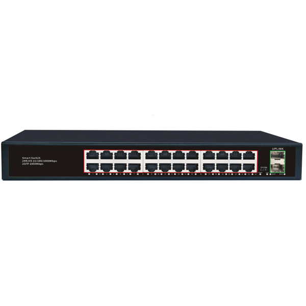 Комутатор Merlion MG1024S 24 портів RJ45 Ethernet + 2 SFP 10/100/1000 Мбіт/сек. метал AC220V. Комутатор Merlion MG1024S 24 портів RJ45 Ethernet + 2 SFP 10/100/1000 Мбіт/сек. метал AC220V.