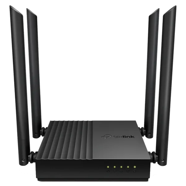 Wi-Fi роутер Archer C64 AC1200 для швидкісного бездротового інтернету 5 ГГц та 2,4 ГГц з 4 портами LAN 10/100/1000 Мбіт/с Wi-Fi роутер Archer C64 AC1200 для швидкісного бездротового інтернету 5 ГГц та 2,4 ГГц з 4 портами LAN 10/100/1000 Мбіт/с
