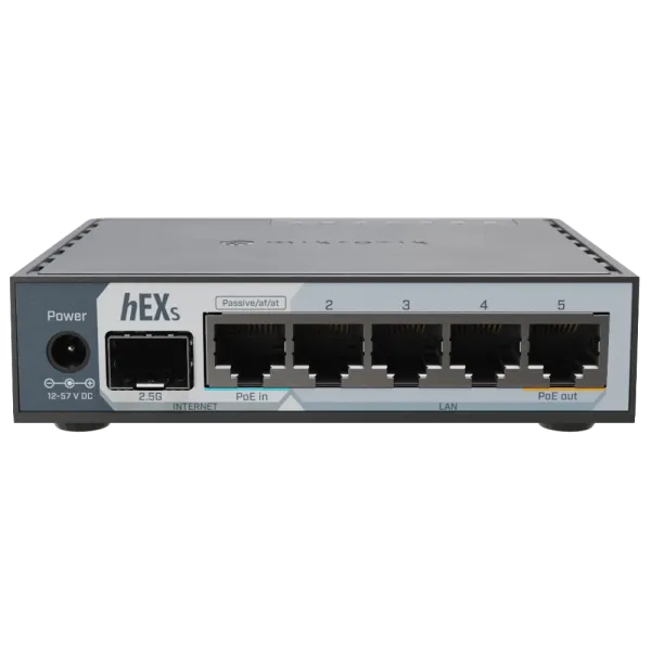 Маршрутизатор MikroTik hEX S (2025) (E60iUGS) Маршрутизатор MikroTik hEX S (2025) (E60iUGS)