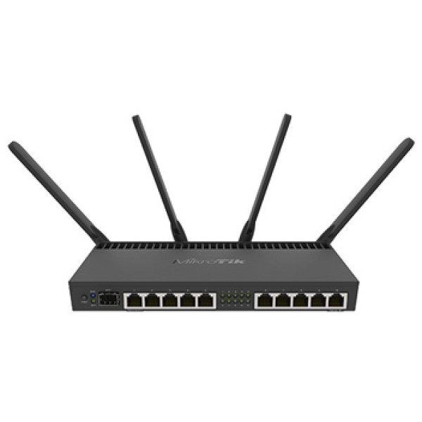 Wi-Fi роутер MikroTik RB4011iGS+5HacQ2HnD-IN SFP для потужного бездротового з'єднання з процесором 1.4 ГГц, 1ГБ ОЗУ, до 3% знижки з промокодом MTKPLUS3 до 05.09 Wi-Fi роутер MikroTik RB4011iGS+5HacQ2HnD-IN SFP для потужного бездротового з'єднання з процесором 1.4 ГГц, 1ГБ ОЗУ, до 3% знижки з промокодом MTKPLUS3 до 05.09