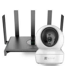 Комплект Ezviz CS-H6c (4MP,W1) + Reyee RG-EW1300G
