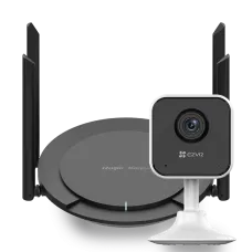 IP камера Ezviz CS-H1C (1080P) та маршрутизатор Reyee RG-EW300 PRO для відеоспостереження з потужним сигналом і безкоштовним хмарним керуванням