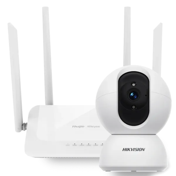 IP камера DS-2CV2Q21G1-IDW(W)/EU 2МП для відеоспостереження з безшовним роумінгом Mesh Wi-Fi та маршрутизатором Reyee RG-EW1200 IP камера DS-2CV2Q21G1-IDW(W)/EU 2МП для відеоспостереження з безшовним роумінгом Mesh Wi-Fi та маршрутизатором Reyee RG-EW1200