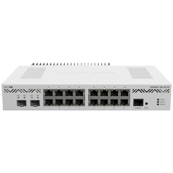 Маршрутизатор MikroTik CCR2004-16G-2S+PC Маршрутизатор MikroTik CCR2004-16G-2S+PC