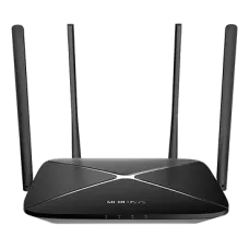 Wi-Fi роутер AC12G AC1200 1 Гбіт/с для домашнього використання з швидкістю 400 Мбіт/с на 2,4 ГГц та 867 Мбіт/с на 5 ГГц, 4 антени для стабільного сигналу