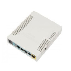 Wi-Fi точка доступу MikroTik RB951Ui-2HnD 5-портовий маршрутизатор для стабільного бездротового з'єднання 2,4 ГГц