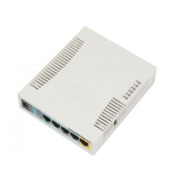 Wi-Fi точка доступу MikroTik RB951Ui-2HnD 5-портовий маршрутизатор для стабільного бездротового з'єднання 2,4 ГГц Wi-Fi точка доступу MikroTik RB951Ui-2HnD 5-портовий маршрутизатор для стабільного бездротового з'єднання 2,4 ГГц