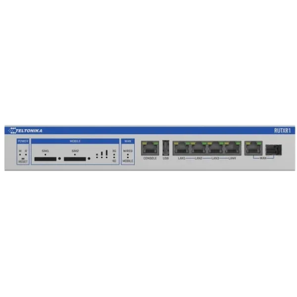 Промисловий стільниковий маршрутизатор Teltonika RUTXR1 LTE SFP Промисловий стільниковий маршрутизатор Teltonika RUTXR1 LTE SFP