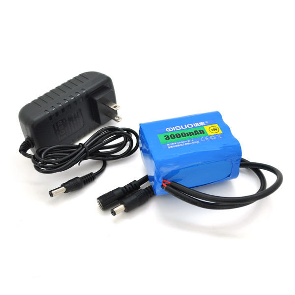 Акумуляторна батарея 24V 3A QiSuo з Li-ion 18650 та зарядний пристрій 25.2V1A для електромобілів та енергетичних систем Акумуляторна батарея 24V 3A QiSuo з Li-ion 18650 та зарядний пристрій 25.2V1A для електромобілів та енергетичних систем