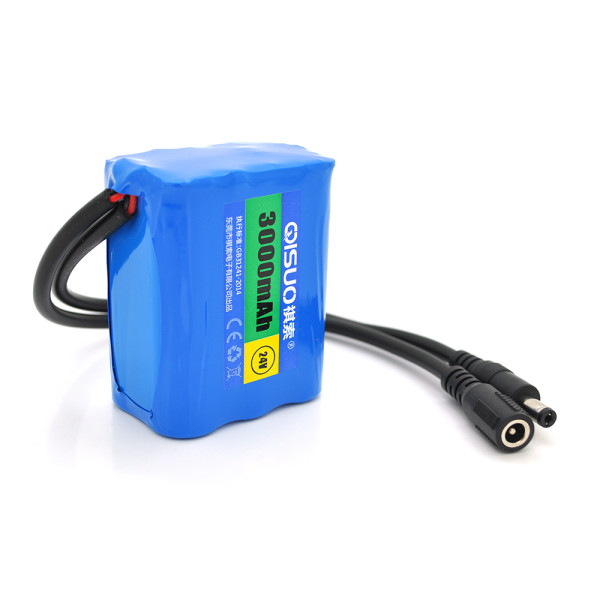 Акумуляторная батарея 24V 3A Li-ion 18650 для электромобилей и энергосистем, DC5.5x2.1, размеры 56x38x70 мм, долговечный источник энергии Акумуляторная батарея 24V 3A Li-ion 18650 для электромобилей и энергосистем, DC5.5x2.1, размеры 56x38x70 мм, долговечный источник энергии