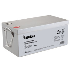 Акумуляторна батарея MERLION AGM GP122500M8 12V 250Ah для ДБЖ та систем відеоспостереження, сигналізації й резервного живлення
