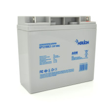 Акумуляторна батарея MERLION AGM GP12180L5 12V 18Ah для джерел безперебійного живлення та систем відеоспостереження