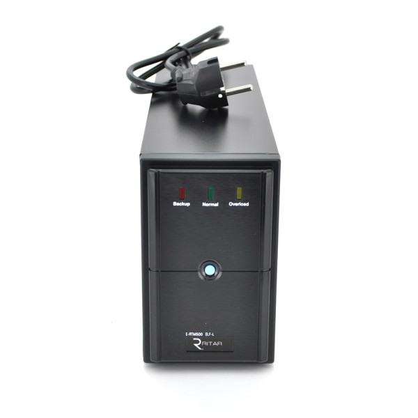Джерело безперебійного живлення ДБЖ Ritar E-RTM500 300W ELF-L для комп’ютера та офісного обладнання Джерело безперебійного живлення ДБЖ Ritar E-RTM500 300W ELF-L для комп’ютера та офісного обладнання