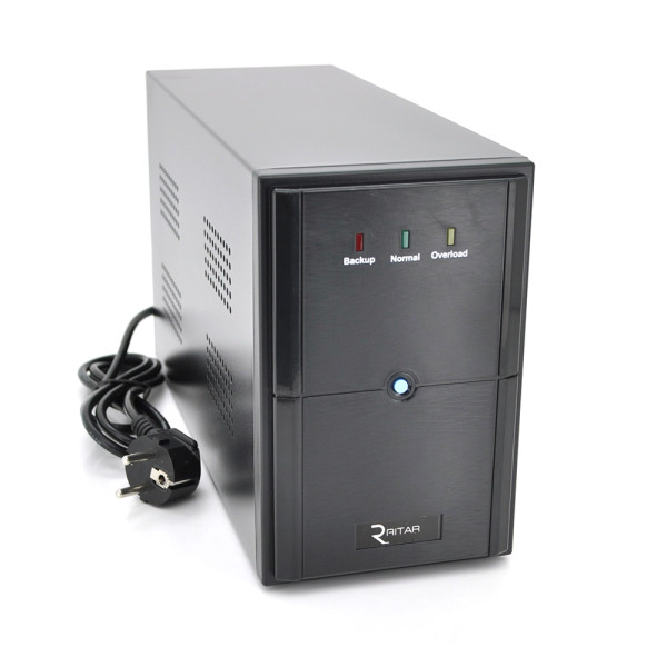 Источник бесперебойного питания Ritar E-RTM1500 900W для компьютера и офисной техники с AVR и LED индикацией Источник бесперебойного питания Ritar E-RTM1500 900W для компьютера и офисной техники с AVR и LED индикацией