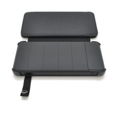 Портативное зарядное устройство Power Bank Solar 12000 mAh с солнечными панелями и фонарем для зарядки смартфонов и гаджетов в поездках