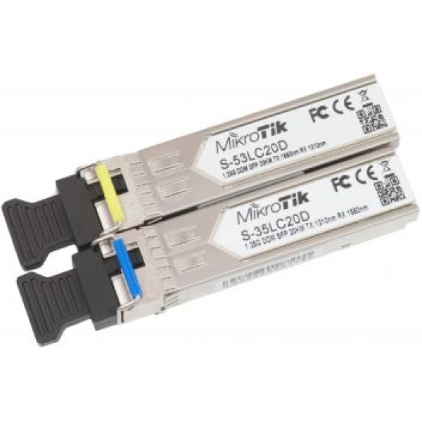 Комплект SFP модулів S-35LC20D S-53LC20D 1.25Гб/с 20км для оптичних мереж і систем відеоспостереження Комплект SFP модулів S-35LC20D S-53LC20D 1.25Гб/с 20км для оптичних мереж і систем відеоспостереження