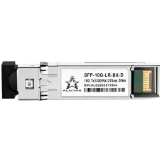 Модуль ALISTAR SFP-10G-LR-BX-D SFP+ 10G BASE-BX 1SM WDM LC 20KM TX1330/RX1270nm DOM