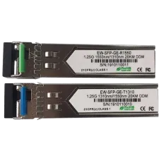 Модуль SFP (комплект 2шт) Ewind EW-SFP-GE-T1310 / EW-SFP-GE-R1550 1.25G, Single-mode single Fiber, 20km, LC connector, Tx1310/Rx1550nm : 1310nm is transmitter，1550nm is receiver