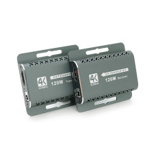 Одноканальный активный удлинитель HDMI сигнала кабелем UTP. Дальность передачи: до 120 метров, cat5e/cat6e поддержка 4K30HZ