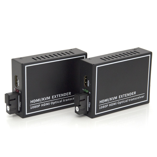 Одноканальний активний подовжувач HDMI сигналу по оптоволоконному кабелю USB. Дальність передачі: до 20 км, 1080P Одноканальний активний подовжувач HDMI сигналу по оптоволоконному кабелю USB. Дальність передачі: до 20 км, 1080P
