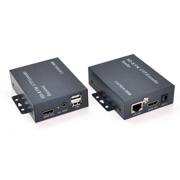 Одноканальний активний подовжувач HDMI сигналу UTP кабелю. Дальність передачі: до 120 метрів, cat5e/cat6e 1080P/3D. Управління через USB Одноканальний активний подовжувач HDMI сигналу UTP кабелю. Дальність передачі: до 120 метрів, cat5e/cat6e 1080P/3D. Управління через USB