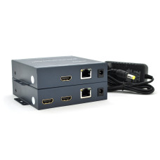 Одноканальный активный удлинитель HDMI сигнала UTP кабеля. Дальность передачи: до 200 метров, cat5e/cat6e 1080P/3D