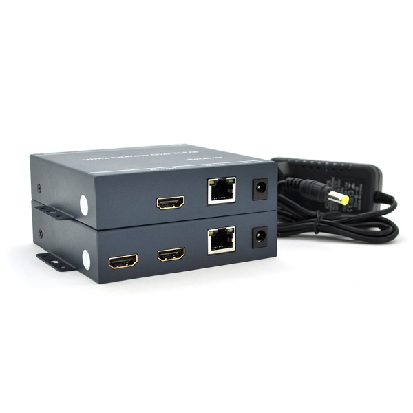 Одноканальный активный удлинитель HDMI сигнала UTP кабеля. Дальность передачи: до 200 метров, cat5e/cat6e 1080P/3D