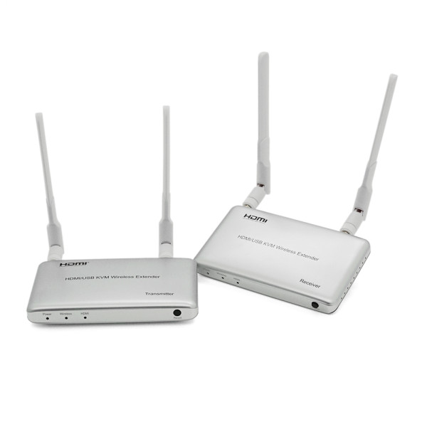 Одноканальний активний подовжувач HDMI + USB сигналу WIFI. Дальність передачі: до 200 м, 1080P Одноканальний активний подовжувач HDMI + USB сигналу WIFI. Дальність передачі: до 200 м, 1080P
