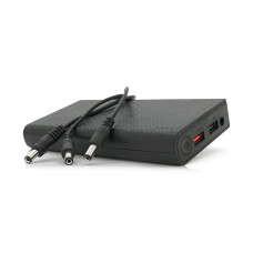Портативный power bank 18W для роутеров, аккумуляторный блок питания 14000mAh, выходы USB 5V/2A и DC 9V/2.7A 12V/1.5A, черный