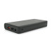 Портативный power bank 18W для роутеров, аккумуляторный блок питания 14000mAh, выходы USB 5V/2A и DC 9V/2.7A 12V/1.5A, черный