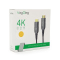 Кабель VEGGIEG HA-20 HDMI-HDMI 4K UHD, 20.0m, v2,0, OD-4.0mm, круглий, Black, коннектор Black-Metal, Box Кабель VEGGIEG HA-20 HDMI-HDMI 4K UHD, 20.0m, v2,0, OD-4.0mm, круглий, Black, коннектор Black-Metal, Box